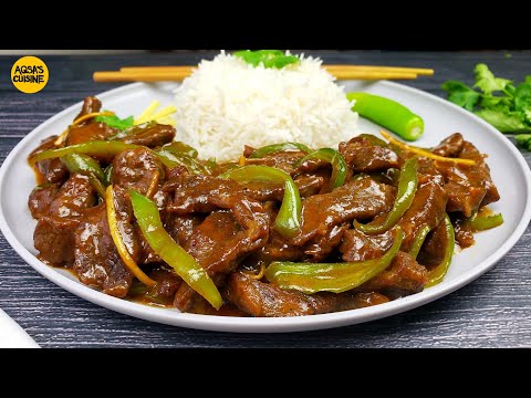 Beef Chilli Dry Recipe Restaurant Style by Aqsa's Cuisine | How To Make Beef Chilli Dry, Beef Chilli