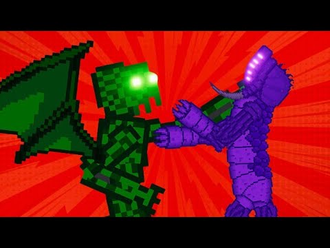 Cthulhu vs Behemoth Monster War [Zebra Gaming TV] in People Playground