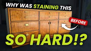 This Dresser Nearly DEFEATED Me | Drexel Campaign Refinish