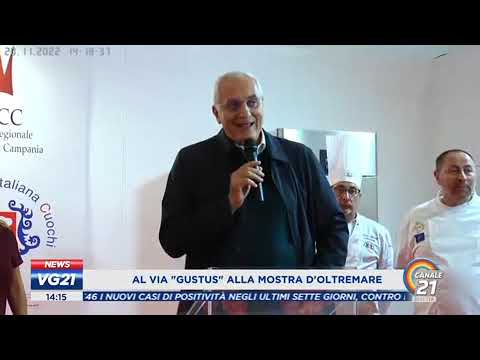 L'inaugurazione di Gustus 2022 su Canale 21