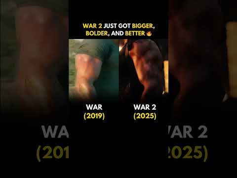 War Vs War 2 Hrithik Roshan Body l #movieupdates #movie #hrithikroshan #war2 #war #war2teaser #actor