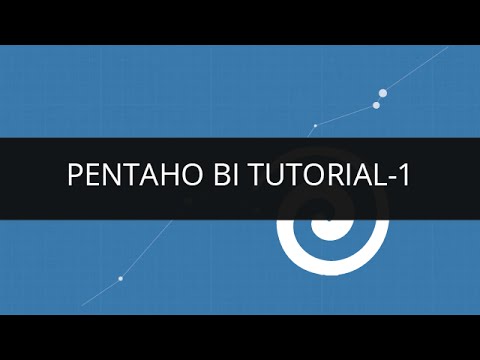 Pentaho BI tutorial for Beginners Part 1 | Pentaho BI Introduction | Pentaho BI Lesson | Edureka