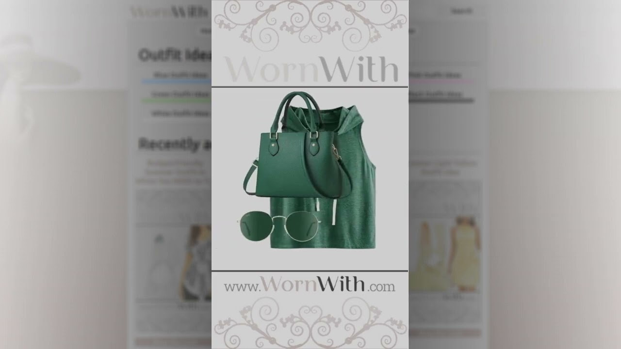 Green Cute Trendy Outfit Idea to Try in Summer Summer Green Outfit Inspiration