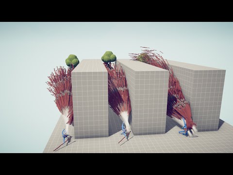 TRIO TREE GIANT vs 3x EVERY GOD - Totally Accurate Battle Simulator TABS