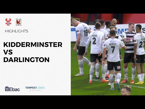 Kidderminster Harriers 1-2 Darlington - National League North - 2022/23