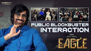 #PublicBlockbuster Interaction with Eagle Team | Ravi Teja | Kavya Thapar| Navdeep | Karthik G