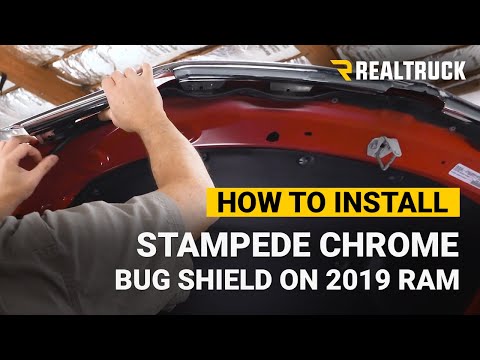 How to Install Stampede Chrome Bug Shield on a 2019 Ram 1500