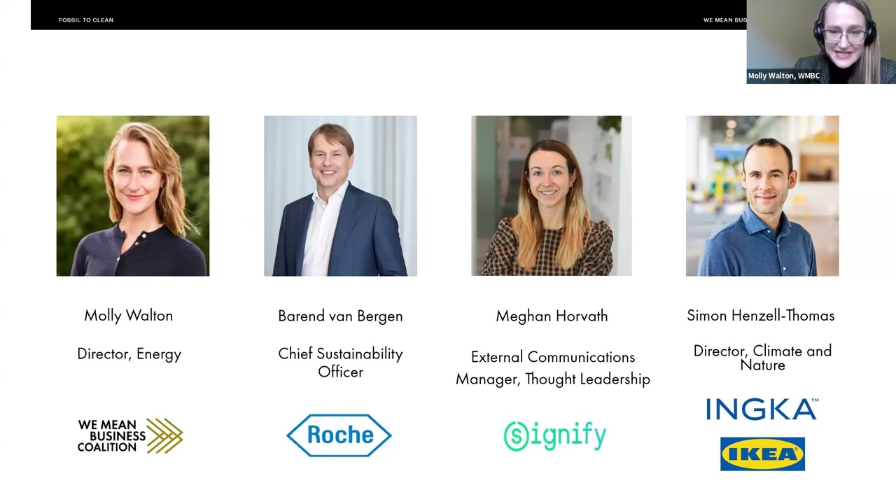 Fossil to Clean business action checklists: launch webinar