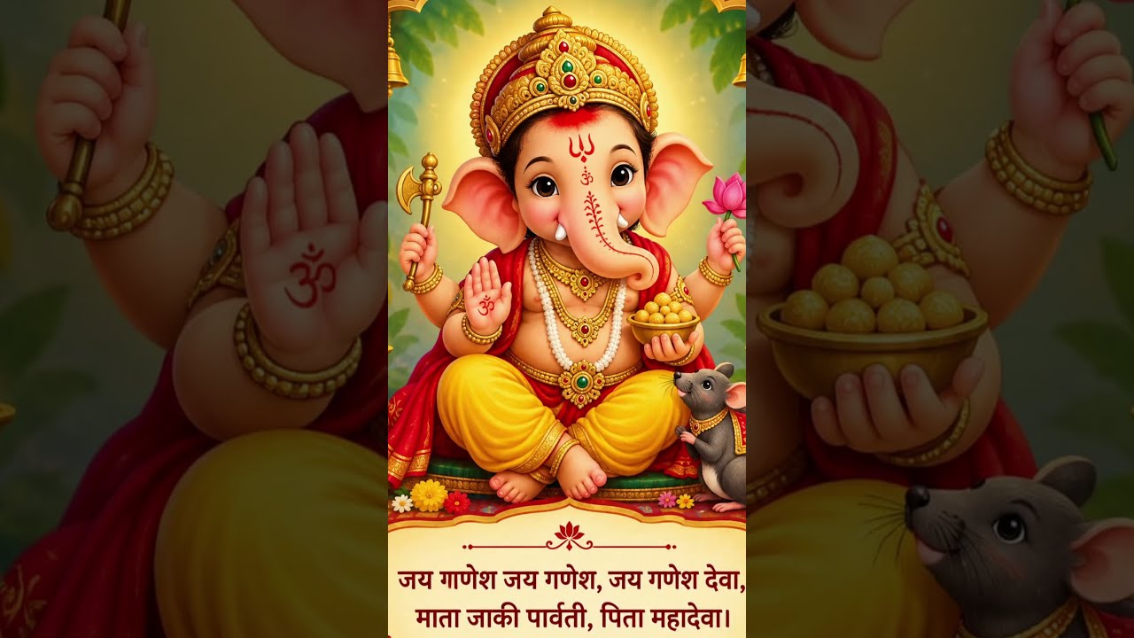 Ganesh Aarti, Jai Ganesh  #ganesh #ganpati #ganeshchaturthi #mantra #shorts #trending #bhajan #music