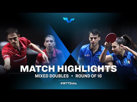 B. Szocs/Ovidiu Ionescu vs J. Piccolin/J. Laurenti | WTT Contender Doha 2021 | XD | R16 Highlights