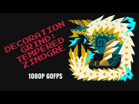 Event Quest / Festival Quest The Wrath of Thunder Descends Pt 1 Decoration Farming Tempered Zinogre