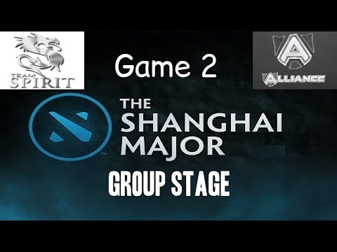Alliance vs Team Spirit - Game 2 - Shanghai Major ( Group B ) - Highlights