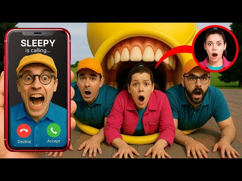 TRIPPLE MS TEACHER.EXE vs SLIDE EATER vs DOUBLE SLEEPY | MONSTER SLIDE EATER in real life