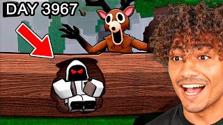 I Survived In A LOG for 99 Nights In The Forest!