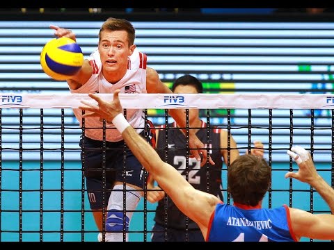 Thomas Jaeschke - USA vs Serbia FIVB 2015 World League Volleyball Highlights