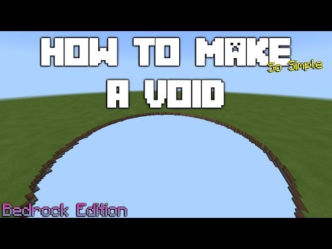 DanRobzProbz - Probably The Easiest Method To Make A Void On Minecraft Bedrock Edition