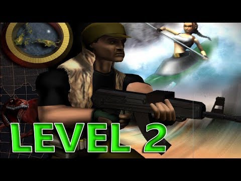 Tomb Raider 3 (PC) 100% Walkthrough South Pacific- Level 2: Crash Site
