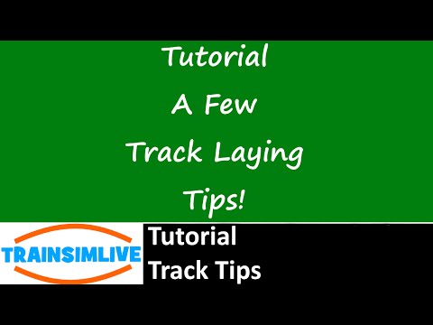Train Simulator 2015 Tutorial - Track Laying Tips