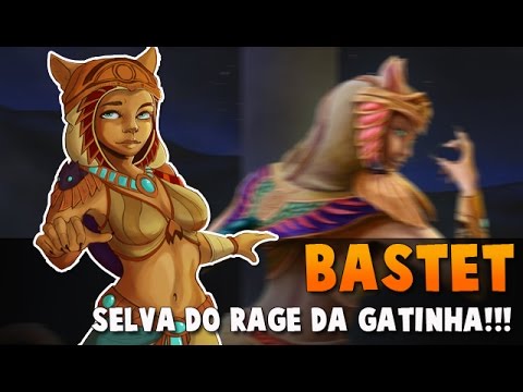 SMITE BRASIL - CONQUISTA - BASTET em "Selva do RAGE da gatinha!"