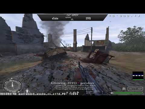 CoD1 Mania Cup #5 - Playoffs LB3 - dark brotherhood vs. STFD (Shut the front door) mp_neuville
