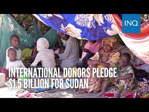 International donors pledge 1.5 billion for Sudan