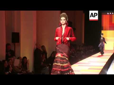 Jean Paul Gaultier shows his haute couture collection in Paris