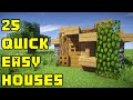 Minecraft: 25 Quick and Easy House Tutorials Xbox ...