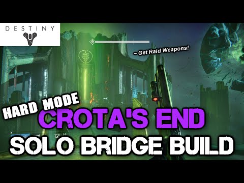 Crota's End HM: Build the Bridge SOLO! | Destiny PS4 Hard Mode Raid | (1080p)[HD]