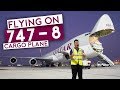 Flying On Qatar Airways B747 8 Cargo Plane