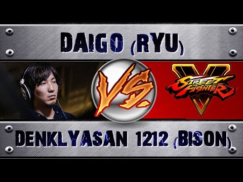 Street Fighter 5 DAIGO (RYU) VS DENKLYASAN_1212 (BISON) (X3) PRO RANKED MATCH - HD