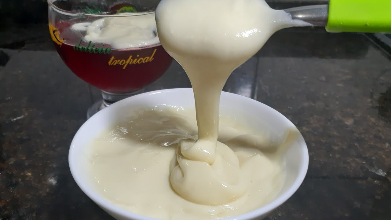 Leite condensado caseiro, com leite em pó