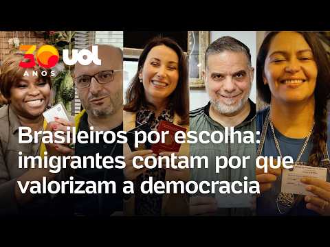 Brasileiros por escolha: imigrantes contam por que valorizam a democracia