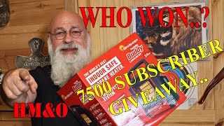 Who Won, 7500 Subscriber Give Away... Thank you all.