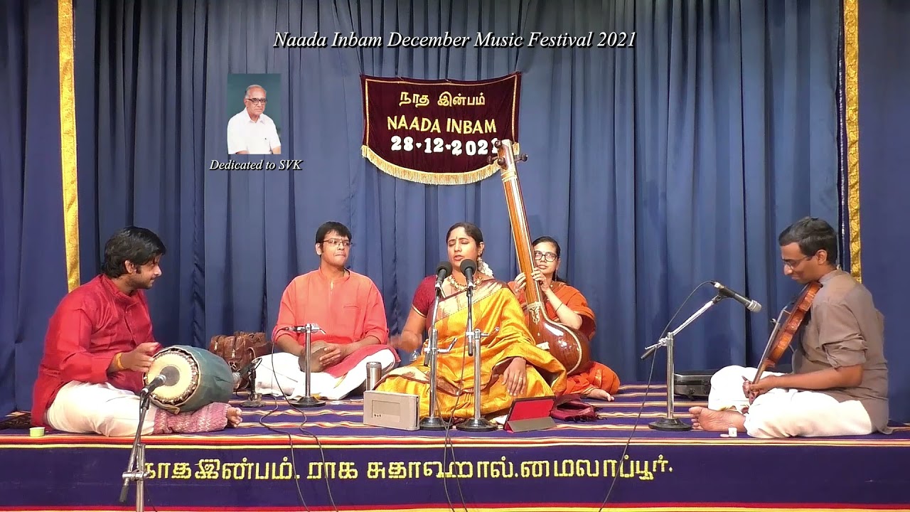 Vidushi Nisha Rajagopalan concert for Naada Inbam December Music Festival 2021