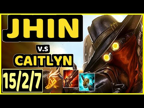 DISAVE (JHIN) vs CAITLYN - 15/2/7 KDA BOTTOM ADC CHALLENGER GAMEPLAY - BR
