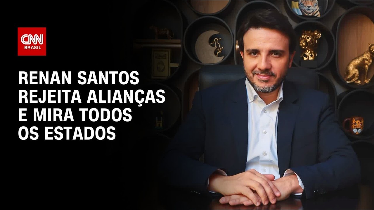 Eleições 2026: Renan Santos rejeita alianças e mira palanques em todos os estados | CNN PRIME TIME