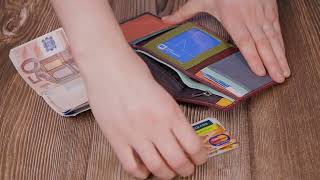 Місткий жіночий гаманець із якісної натуральної шкіри ST Leather 19463 різнокольоровий