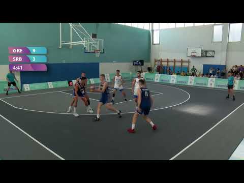 EYOF MARIBOR DAY 2 BASKETBALL GAME 12 BOYS GRE - SRB