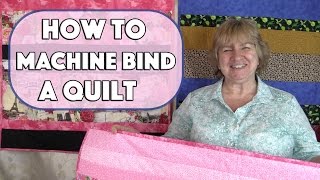 How to Machine Bind a Quilt Tutorial