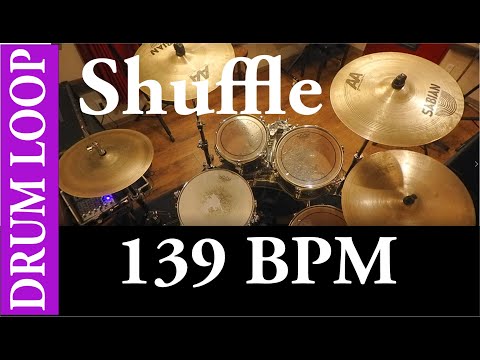 Shuffle drum Loop 139 BPM