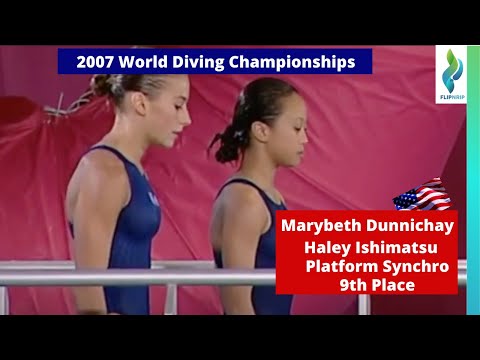 2007 Haley Ishimatsu & Marybeth Dunnichay USA Diving - Platform Diving World Championships Prelims