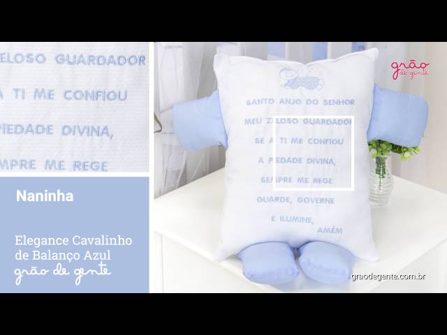 Naninha Elegance Cavalinho de Balanço Azul | Ref: 59474