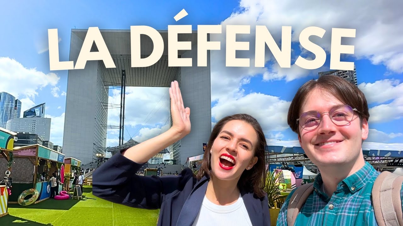 Join a duo as they traverse the iconic La Défense.
