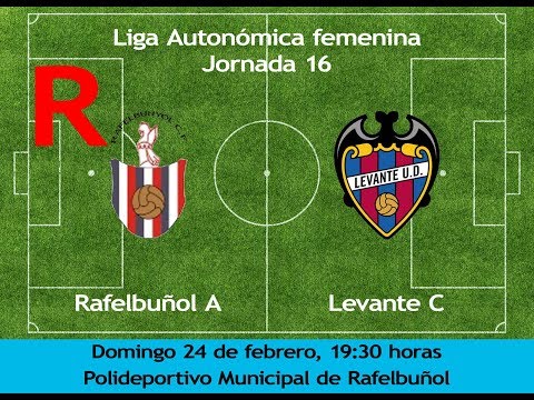 Rafelbuñol A 0 - 3 Levante C (liga, resumen). 24/2/2019