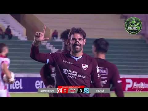 ⚽ RESUMEN Y GOLES: Independiente vs Bolívar | Demostración de Fuerza Celeste | Goleada en Sucre