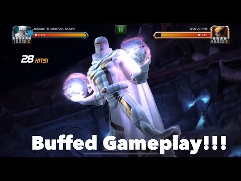 White Magneto Buffed Gameplay! - Marvel Contest Of Champions