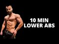 10 Min LOWER ABS & LOVE HANDLES WORKOUTS at Home (No Equipment Follow Along)