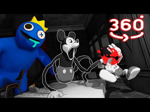 POV: Father... I crave Cheddar FNF Mickey Mouse Animation 360°