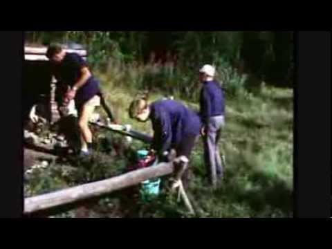 Charlottenbergs Scoutkår på hajk i Rismon ca 1968