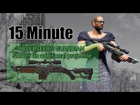 Get Fallout 4’s TOP weapon, Overseer’s Guardian, in 15 MINUTES!!!